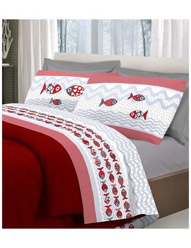 Completo Lenzuola Matrimoniale Pesci