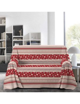 Copridivano Telo arredatutto - Matrimoniale 260 x 300 TIROLESE ROSSO