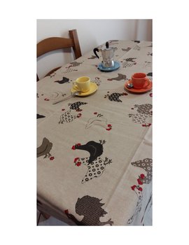 Tovaglia Varie Misure Gallinelle Tavola Allegra