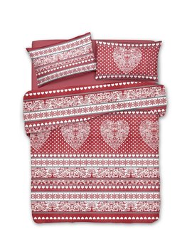 Copripiumino Cuori Tirolo - Tirolese Rosso