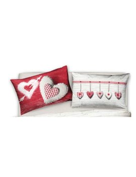 Coppia di Federe Cuori Appesi Scegli il Colore