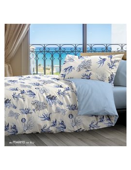 Completo Lenzuola Marino Blu