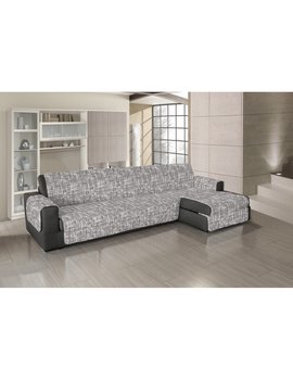 Copridivano con penisola INTRECCI beige - Misura 280-285