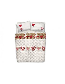 Trapuntino Coccole & Orsetti Matrimoniale Vari Colori