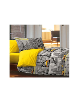 Completo lenzuola in cotone New York