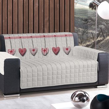 Copridivano 2 Posti Cuori Appesi