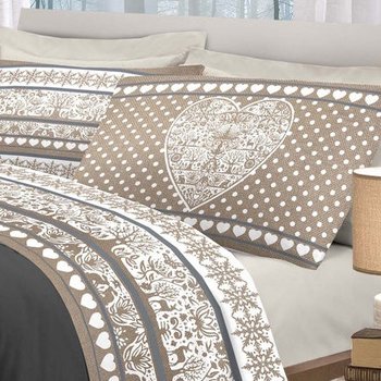 Completo Lenzuola Tirolo Elegance Beige