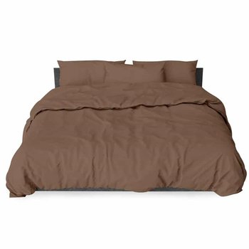 Copripiumino Tinta Unita Marrone