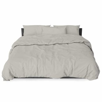 Copripiumino Tinta Unita Grigio Chiaro