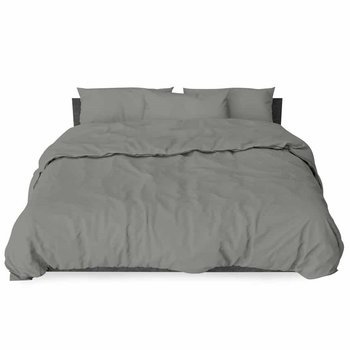 Copripiumino Tinta Unita Grigio