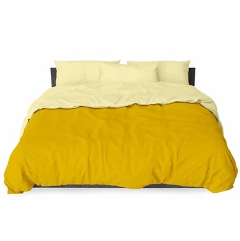 Copripiumino Bicolore Double Giallo Scuro-Giallo Chiaro