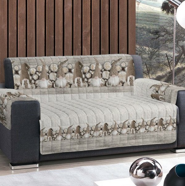 copridivano in varie misure gnomi beige - lovehome