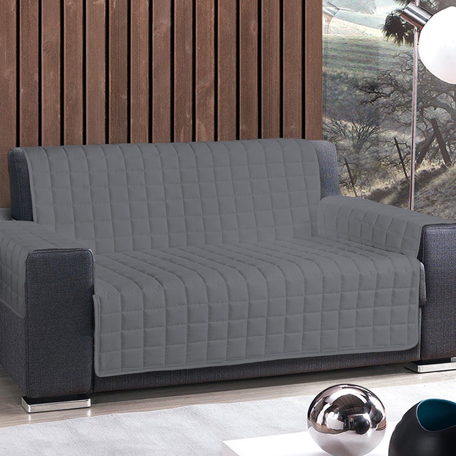 BIANCHERIAWEB Copridivano In Tinta Unita Panna Per Poltrona - Sofa Cover Elastico 80-120 Cm