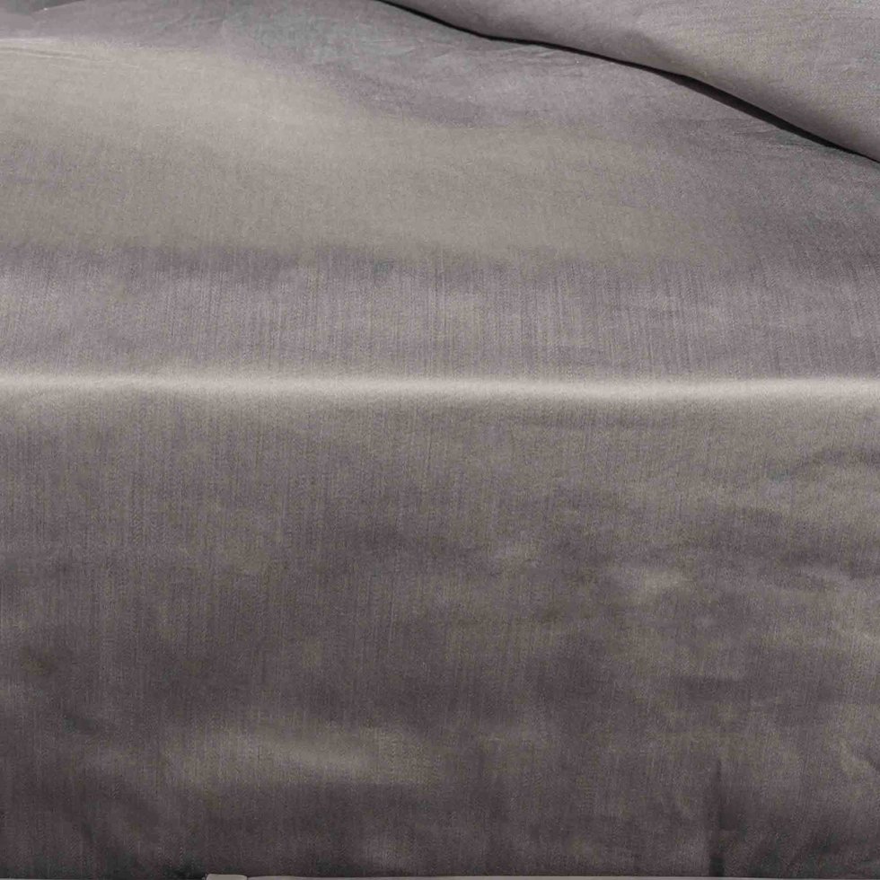 Lenzuolo con angoli luxury in raso 300 fili grigio pietra