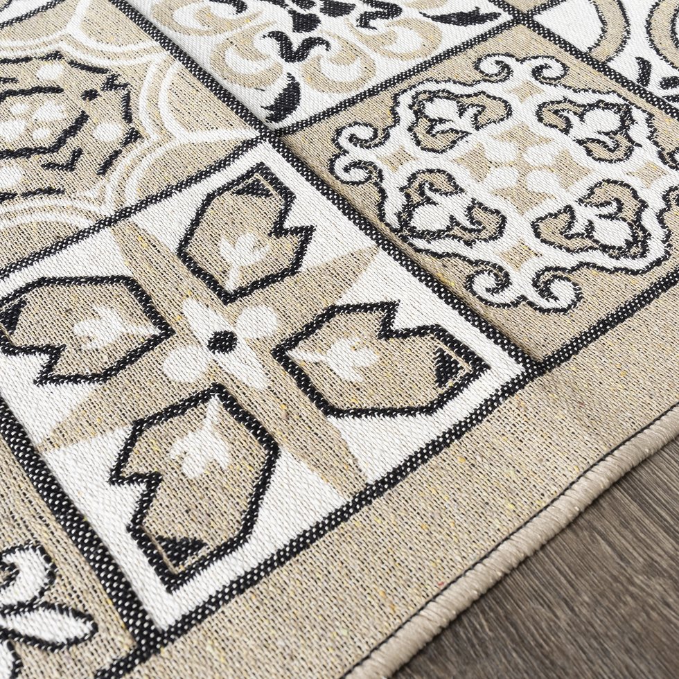 Tappeto antiscivolo positano beige